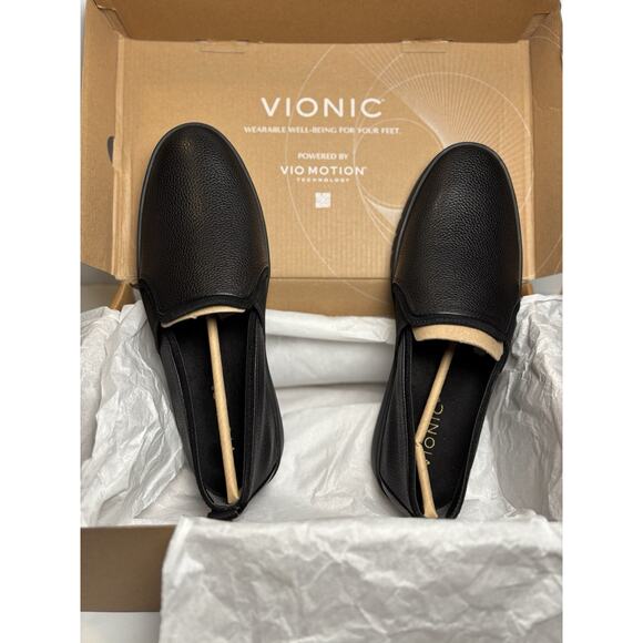 Vionic Cambria Leather Slip On Loafers Women's Size 9 Comfort Walking Shoes NEW - Picture 4 of 10